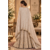 Champagne Pearl Shimmer Embroidered Stitched Kameez with Designer Skirt Champagne Pearl Shimmer Embroidered Stitched Kameez with Designer Skirt