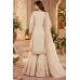 Ivory Blush Shimmer Embroidered Sharara Suit Set Ivory Blush Shimmer Embroidered Sharara Suit Set