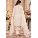 Ivory Garden Crape Floral Unstitched Suit with Chenon Dupatta Ivory Garden Crape Floral Unstitched Suit with Chenon Dupatta