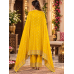 Sunshine Heritage Crape Unstitched Suit with Chenon Dupatta