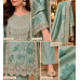 Aqua Mist Self Jacquard Cutwork Unstitched Suit Set Aqua Mist Self Jacquard Cutwork Unstitched Suit Set