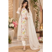 Ivory Garden Crape Floral Unstitched Suit with Chenon Dupatta Ivory Garden Crape Floral Unstitched Suit with Chenon Dupatta