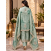 Aqua Mist Self Jacquard Cutwork Unstitched Suit Set Aqua Mist Self Jacquard Cutwork Unstitched Suit Set
