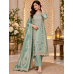 Aqua Mist Self Jacquard Cutwork Unstitched Suit Set Aqua Mist Self Jacquard Cutwork Unstitched Suit Set