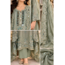 Sage Mist Shimmer Embroidered Unstitched Suit Set