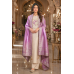 Ivory Blossom Jakhat Silk Dabka Work Unstitched Suit with Lavender Banarsi Dupatta Ivory Blossom Jakhat Silk Dabka Work Unstitched Suit with Lavender Banarsi Dupatta