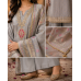 Silver Mist Banarsi Silk Unstitched Suit with Banarsi Dupatta Silver Mist Banarsi Silk Unstitched Suit with Banarsi Dupatta