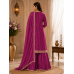 Royal Magenta Banarsi Silk Gotta Work Stitched Palazzo Suit Royal Magenta Banarsi Silk Gotta Work Stitched Palazzo Suit