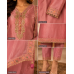 Rose Blush Organza Tissue Embroidered Stitched Kameez Pant Suit Rose Blush Organza Tissue Embroidered Stitched Kameez Pant Suit