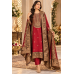 Royal Crimson Kalamkaari Heritage Unstitched Suit