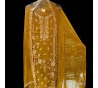 Bright Yellow/Mustard-Colored Salwar Suit
