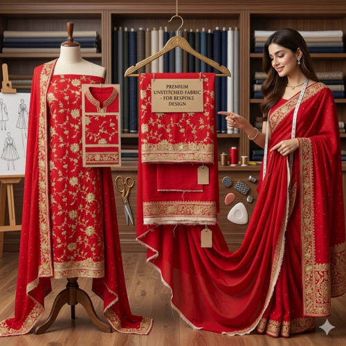 The Royal Red Dabka Collection The Royal Red Dabka Collection