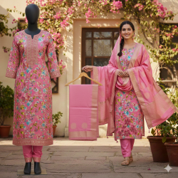 Baby Pink Maslin Grace Set Baby Pink Maslin Grace Set