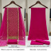 Veeran Fashions Floral Symphony Red Chinon Unstitched Suit with Ombre Heavy Dupatta Veeran Fashions Floral Symphony Red Chinon Unstitched Suit with Ombre Heavy Dupatta