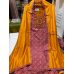 Mustard Ethnic Print Unstitched Cotton Suit with Thread Work Dupatta Mustard Ethnic Print Unstitched Cotton Suit with Thread Work Dupatta