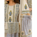 Ivory & Azure Floral Printed Cotton Boutique Unstitched Suit Ivory & Azure Floral Printed Cotton Boutique Unstitched Suit