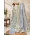 Ivory & Azure Floral Printed Cotton Boutique Unstitched Suit Ivory & Azure Floral Printed Cotton Boutique Unstitched Suit