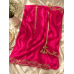 Hot Pink Glass Silk Unstitched Boutique Suit with Heavy Border Dupatta Hot Pink Glass Silk Unstitched Boutique Suit with Heavy Border Dupatta