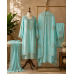 Sky Blue Mal Cotton Unstitched Boutique Suit Set with Detailed Cutwork Sky Blue Mal Cotton Unstitched Boutique Suit Set with Detailed Cutwork