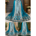 Blue Jacquard Unstitched Boutique Suit Set with Banarasi Designer Dupatta Blue Jacquard Unstitched Boutique Suit Set with Banarasi Designer Dupatta