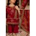 Rust & Cream Paneled Crape Boutique Unstitched Suit Set Rust & Cream Paneled Crape Boutique Unstitched Suit Set