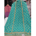 Feroza Turquoise Chinon Silk Heavy Zari Unstitched Suit Set Feroza Turquoise Chinon Silk Heavy Zari Unstitched Suit Set