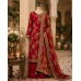 Rust & Cream Paneled Crape Boutique Unstitched Suit Set Rust & Cream Paneled Crape Boutique Unstitched Suit Set