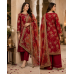 Rust & Cream Paneled Crape Boutique Unstitched Suit Set Rust & Cream Paneled Crape Boutique Unstitched Suit Set