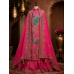 Rani Pink Heavy Embroidered Crape Unstitched Boutique Sharara Suit Set Rani Pink Heavy Embroidered Crape Unstitched Boutique Sharara Suit Set
