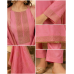 Pastel Pink Shimmer Silk Unstitched Boutique Suit with Banarasi Dupatta