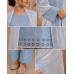 Powder Blue Floral Printed Cotton Unstitched Boutique Suit Set Powder Blue Floral Printed Cotton Unstitched Boutique Suit Set