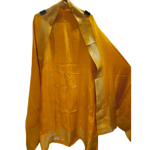 The Yellow Sparkle Banarasi Suit Set The Yellow Sparkle Banarasi Suit Set