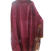Maroon Dola Silk Suit Set with Gold Zari Weaving